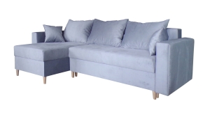 Wygodny, drewniany narożnik ARAMIS do salonu