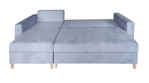 Wygodny, drewniany narożnik ARAMIS do salonu