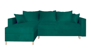 Wygodny, drewniany narożnik ARAMIS do salonu