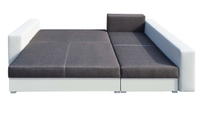 Wygodny, drewniany narożnik MALIBU do salonu